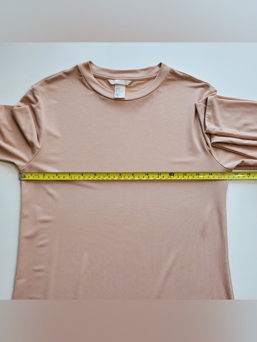 H&M Women's Midi Dress, Nude (Size 14) - Picture 8 of 8